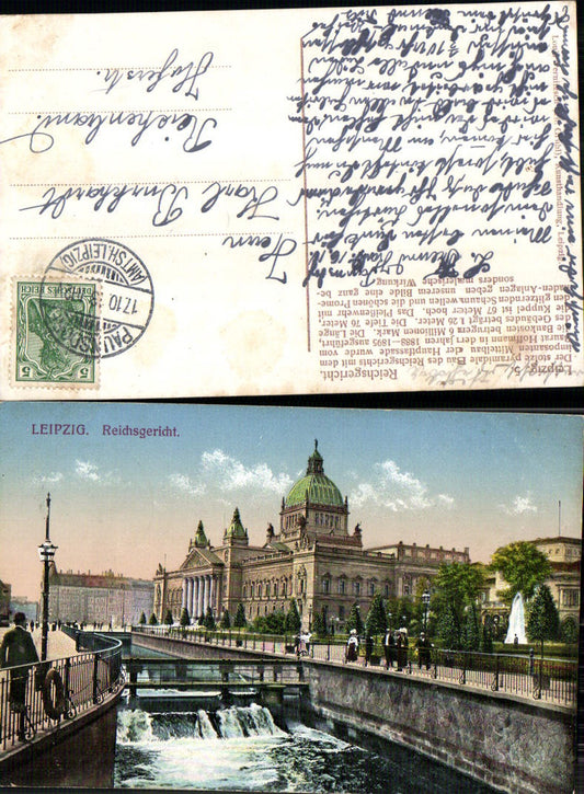 703624 Leipzig Reichsgericht Gericht gel Reichenbrand Chmenitz