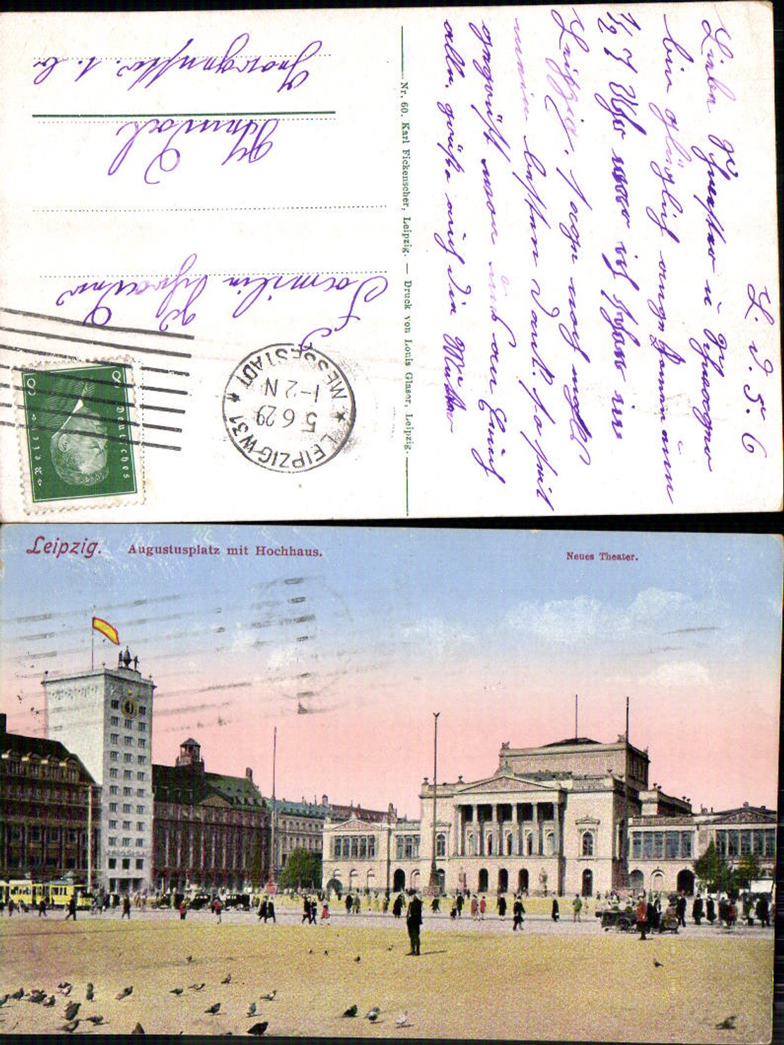 703649 Leipzig Augustusplatz Theater High-rise