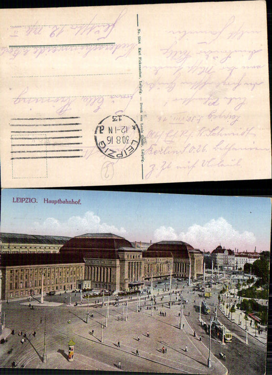 703654 Leipzig Bahnhof Hauptbahnhof gel Niederschönweide Berlin