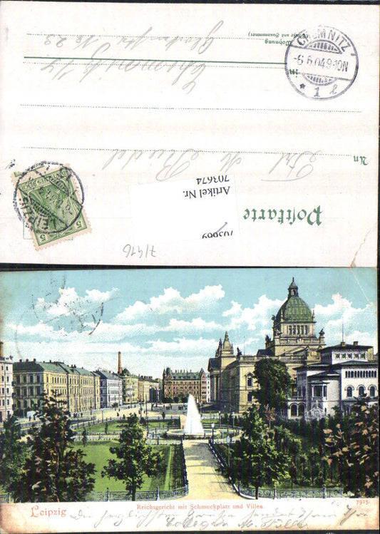 703674 Leipzig Reichsgericht Schmuckplatz Villas