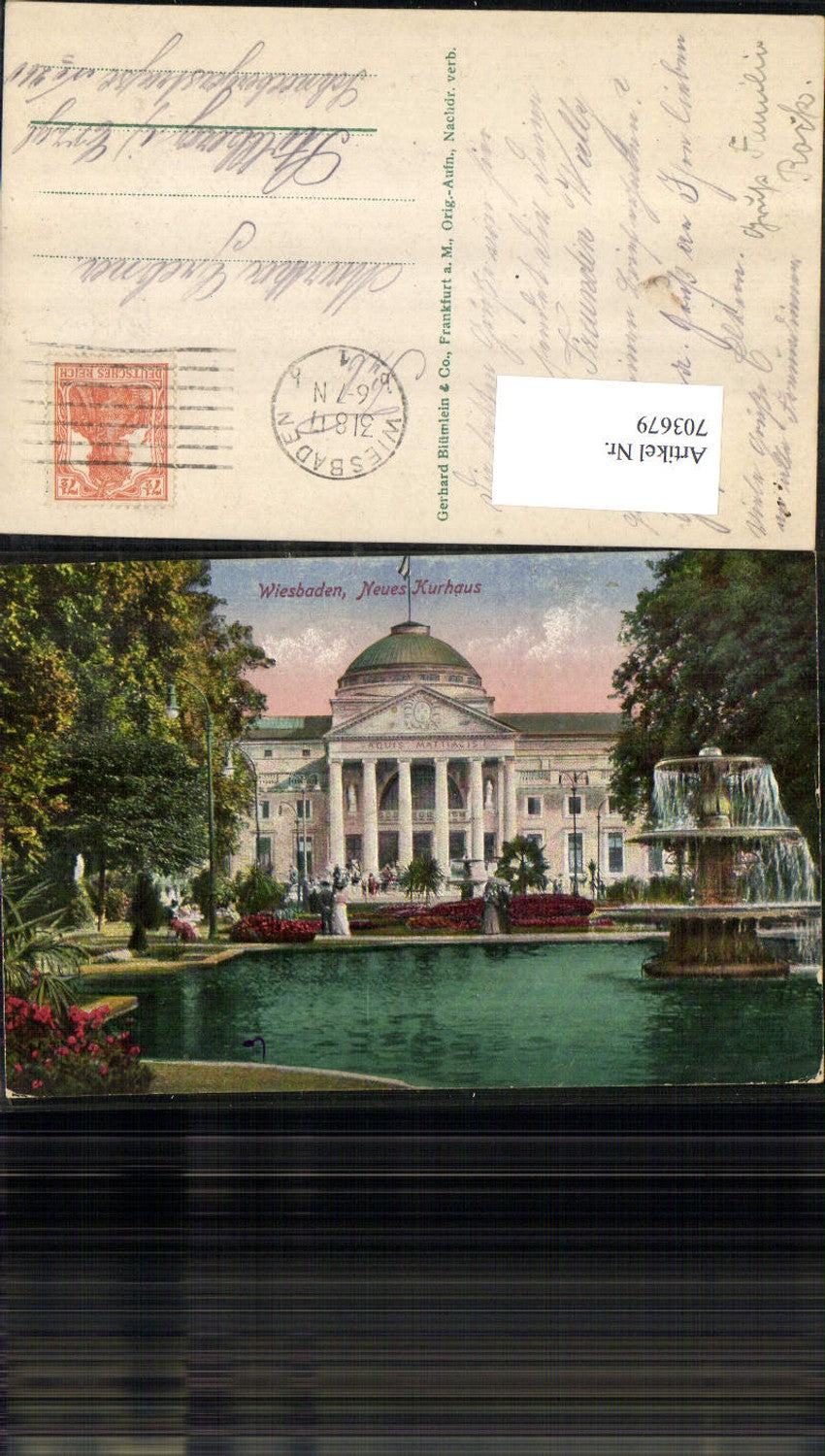 703679 Wiesbaden Neues Kurhaus gel Stolberg Harz