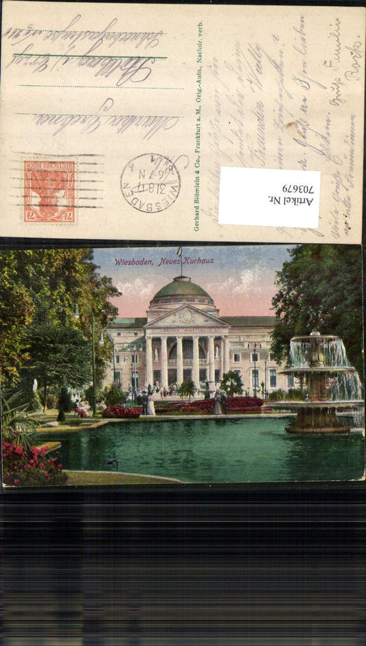 703679 Wiesbaden Neues Kurhaus gel Stolberg Harz