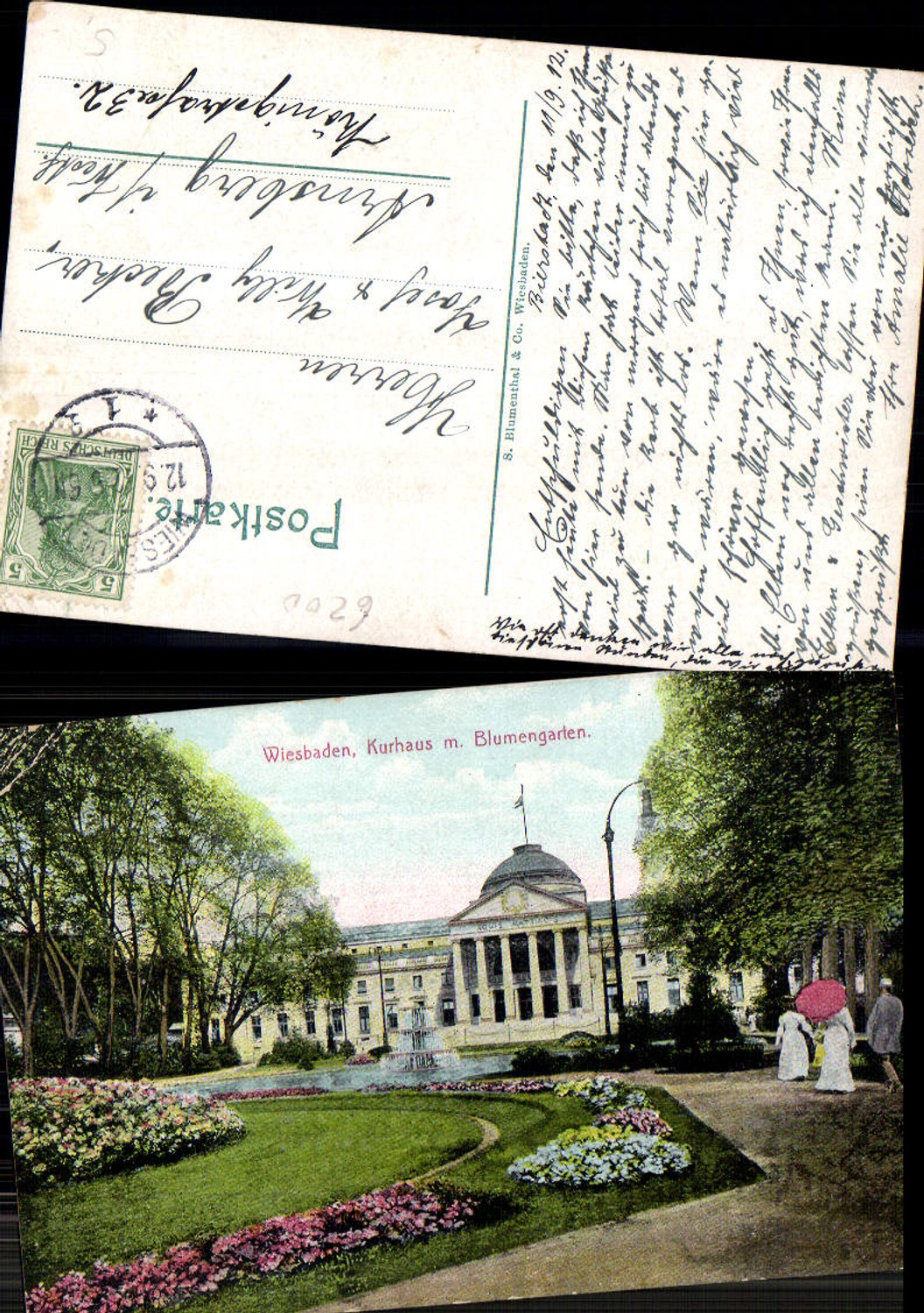 703736 Wiesbaden Kurhaus Blumengarten