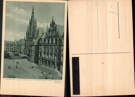 703740 Wiesbaden Schloßplatz Rathaus