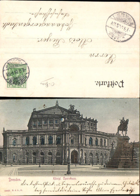 703745 Dresden Opernhaus Theater