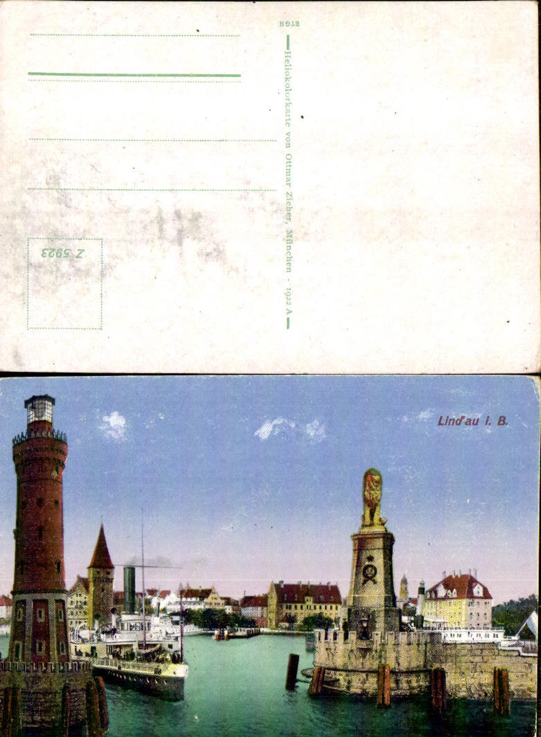 703965 Lindau on Lake Constance, harbor, lighthouse
