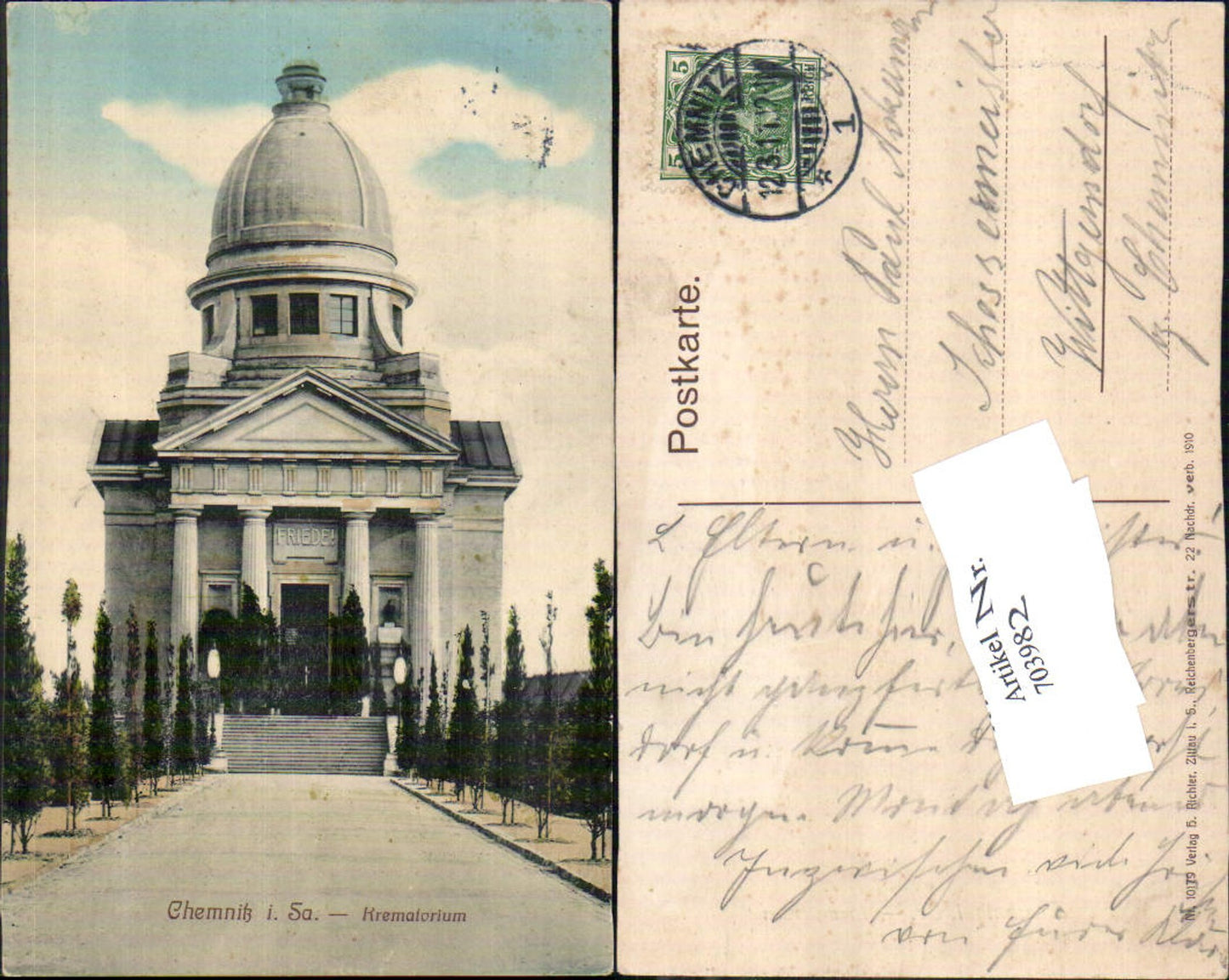 703982 Chemnitz Crematorium Death