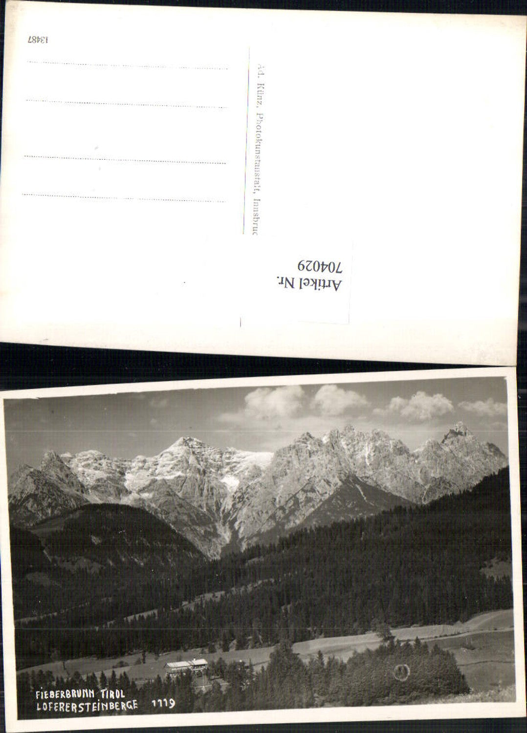 Alte Ansichtskarte – Old Postcard