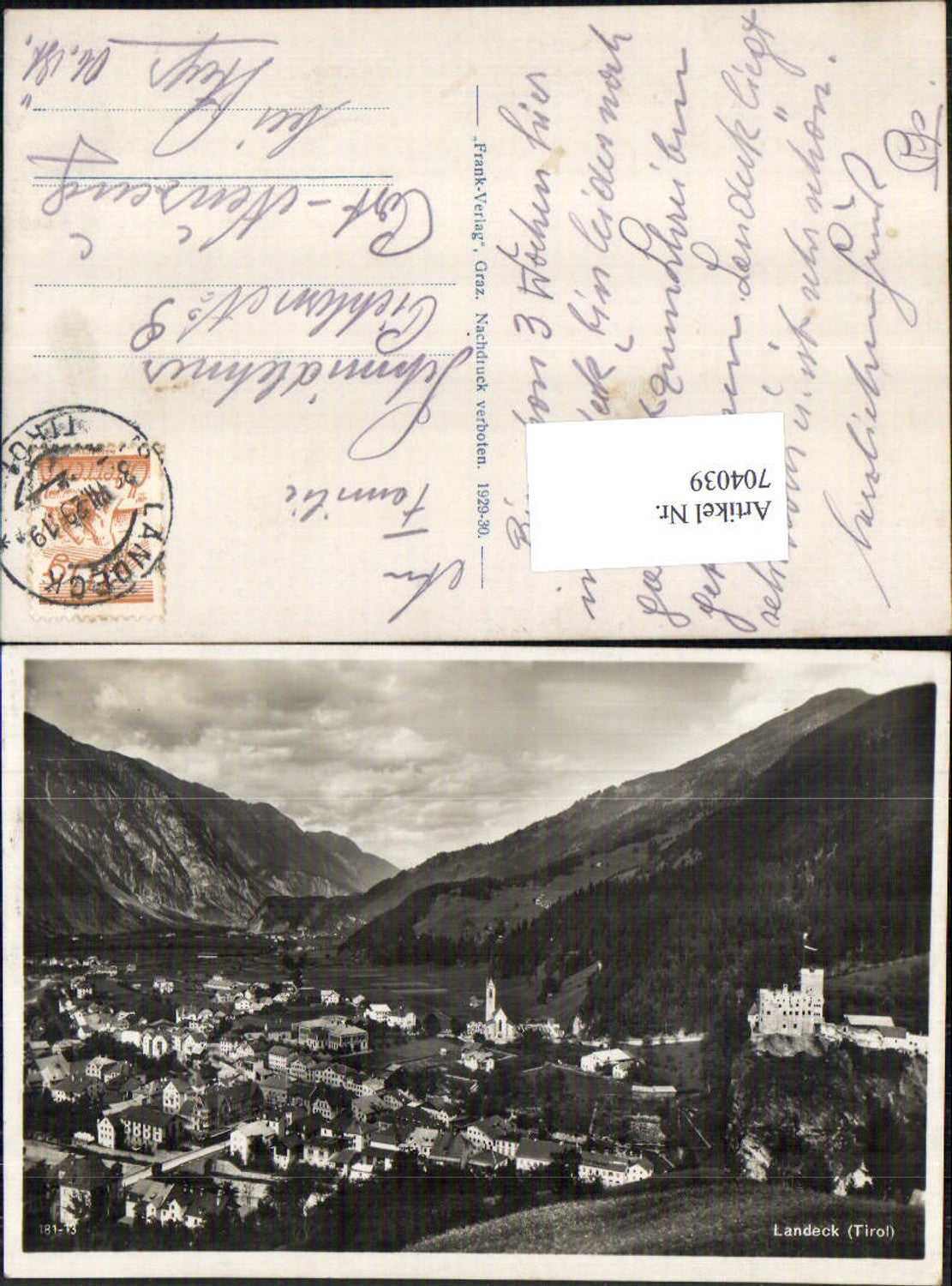 Alte Ansichtskarte – Old Postcard