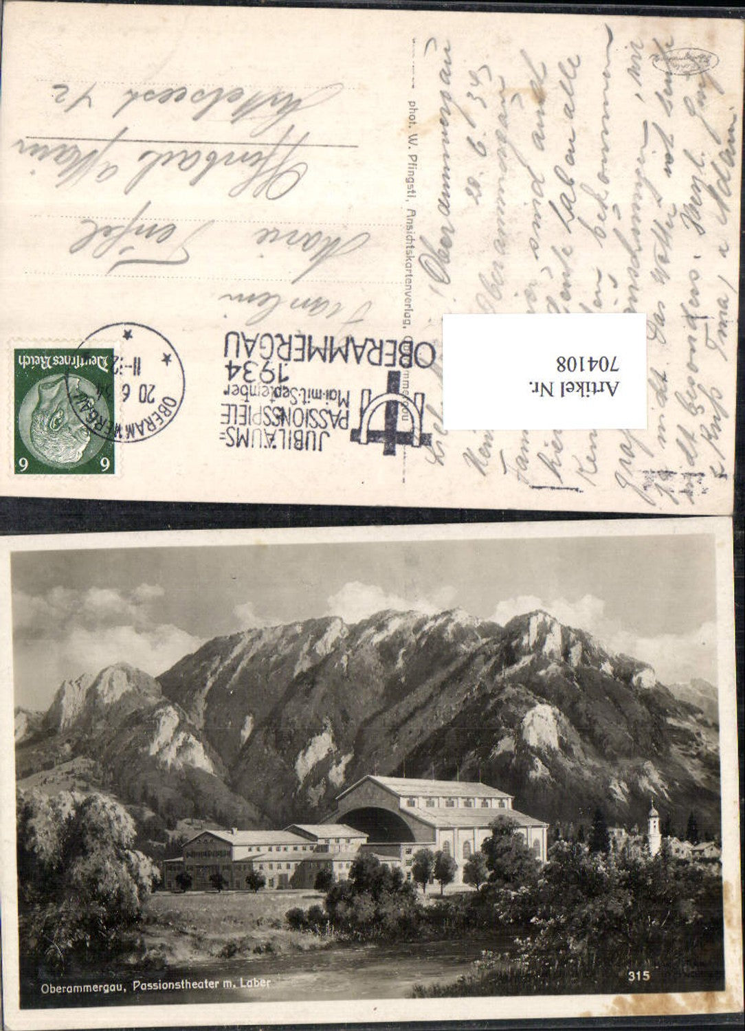 704108 Oberammergau Passionstheater Stp. Passionsspiele