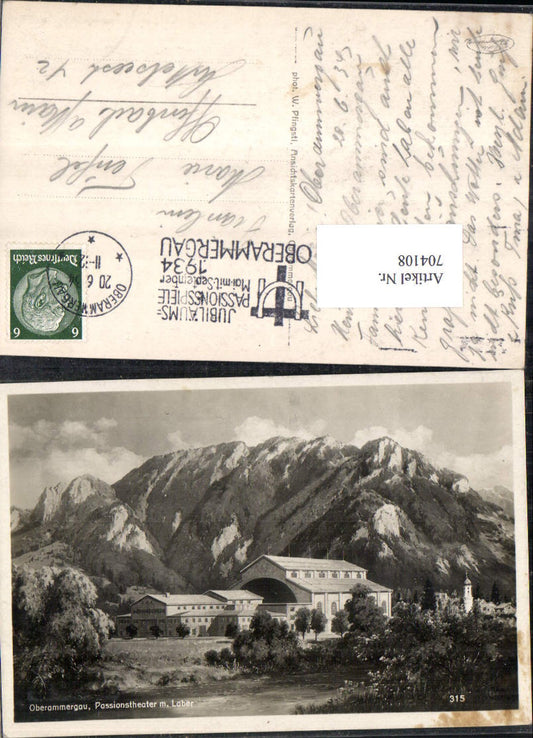 704108 Oberammergau Passionstheater Stp. Passionsspiele