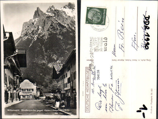 704138 Mittenwald Straßenpartie
