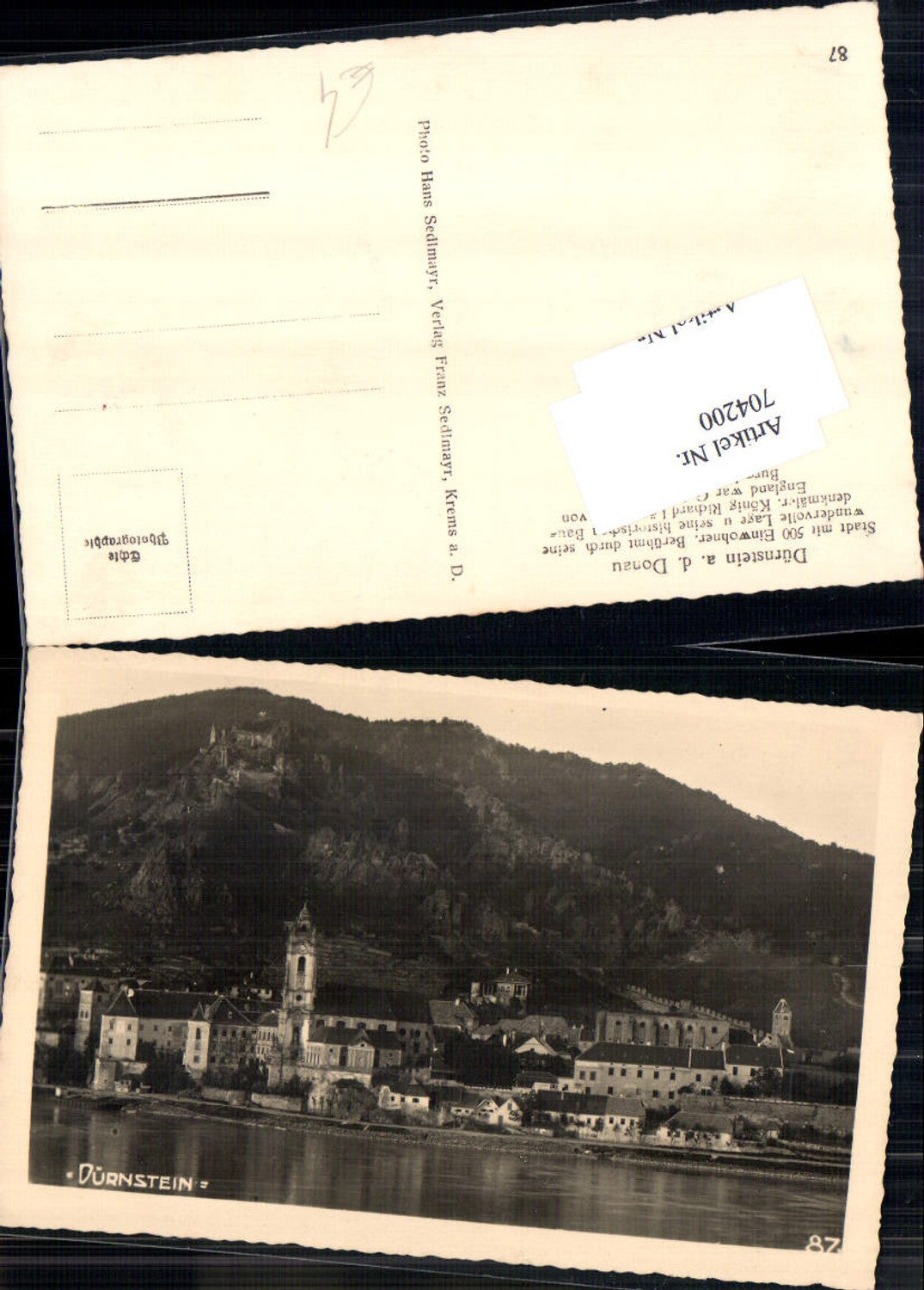 704200 Dürnstein an der Donau