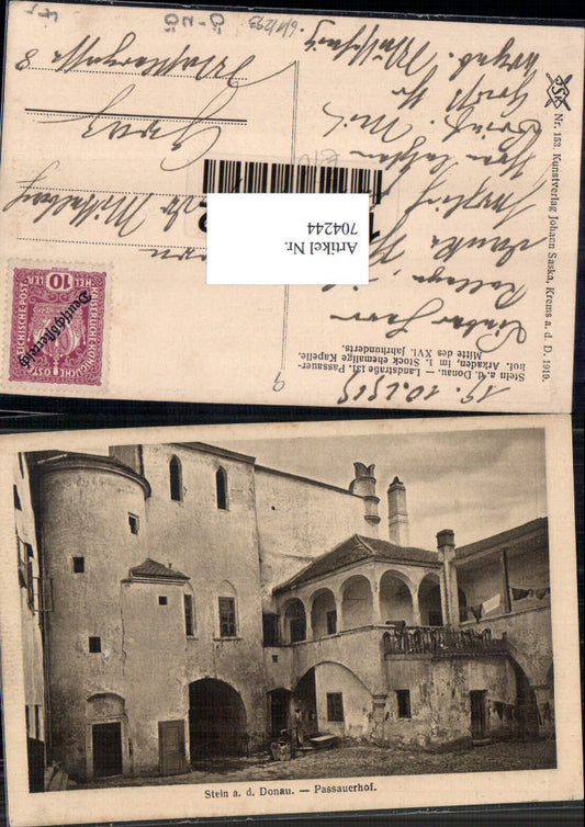 704244 Stein an der Donau bei Krems Passauerhof pub Saska 153