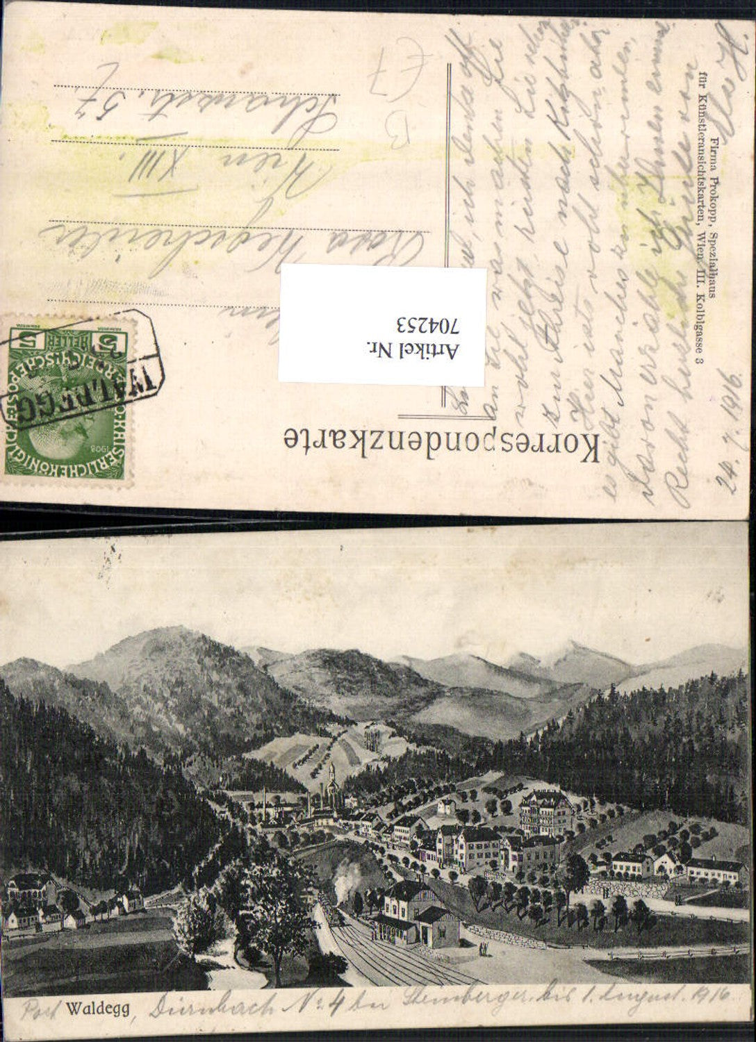 Alte Ansichtskarte – Old Postcard