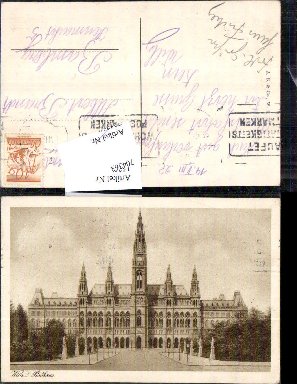 Alte Ansichtskarte – Old Postcard