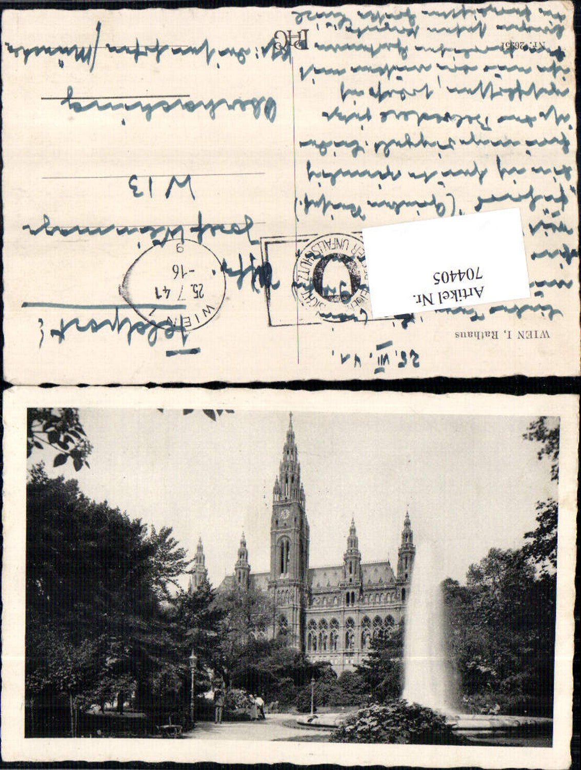 Alte Ansichtskarte – Old Postcard