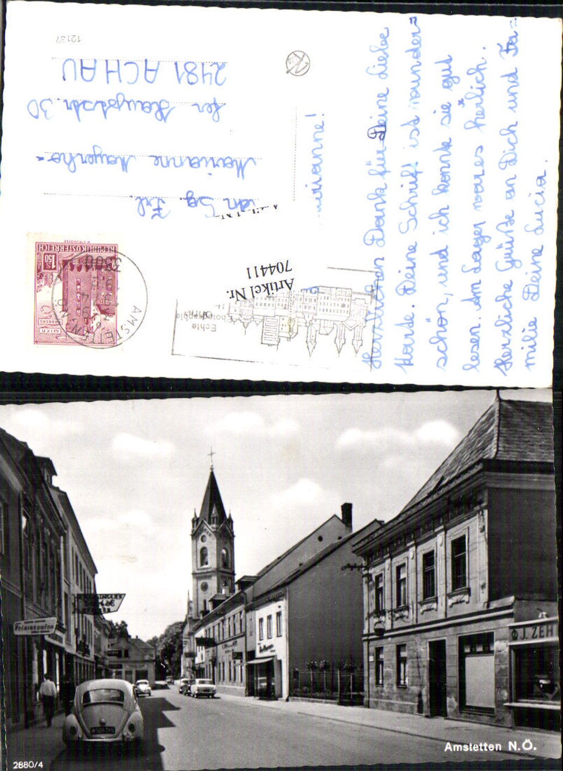 704411 Amstetten Rathausstraße VW Käfer