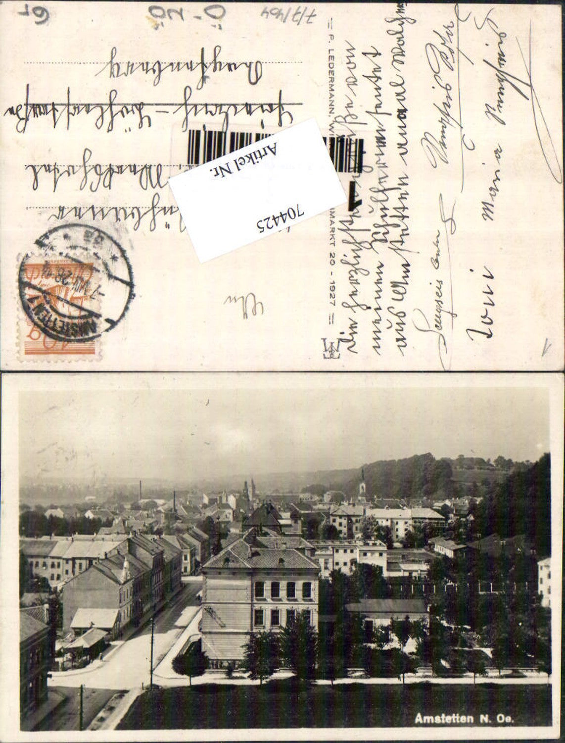 704425 Amstetten Teilansicht Preinsbacherstraße Preinsbach