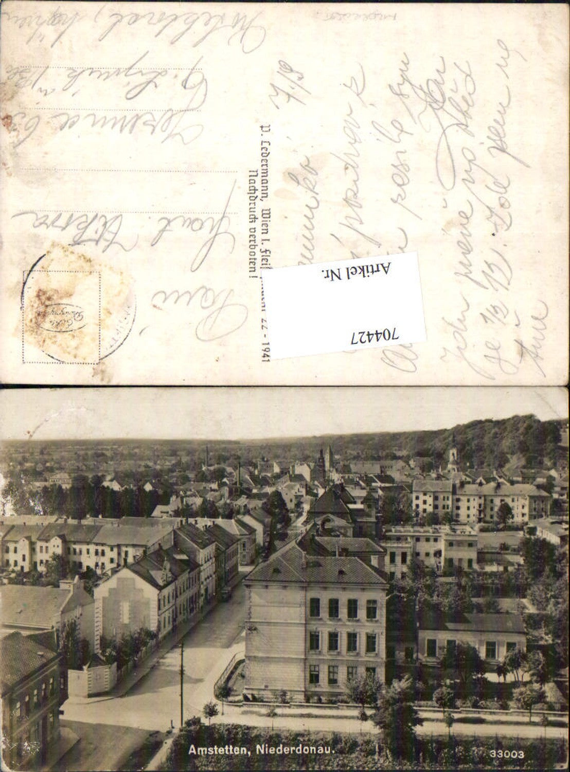 704427 Amstetten Preinsbacherstraße Niederdonau