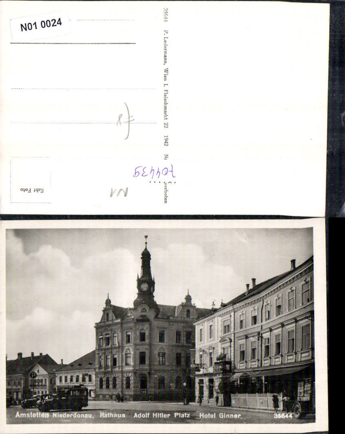 704439 Amstetten Rathaus Hotel Ginner