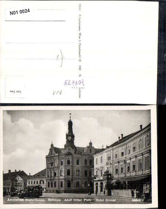 704439 Amstetten Rathaus Hotel Ginner