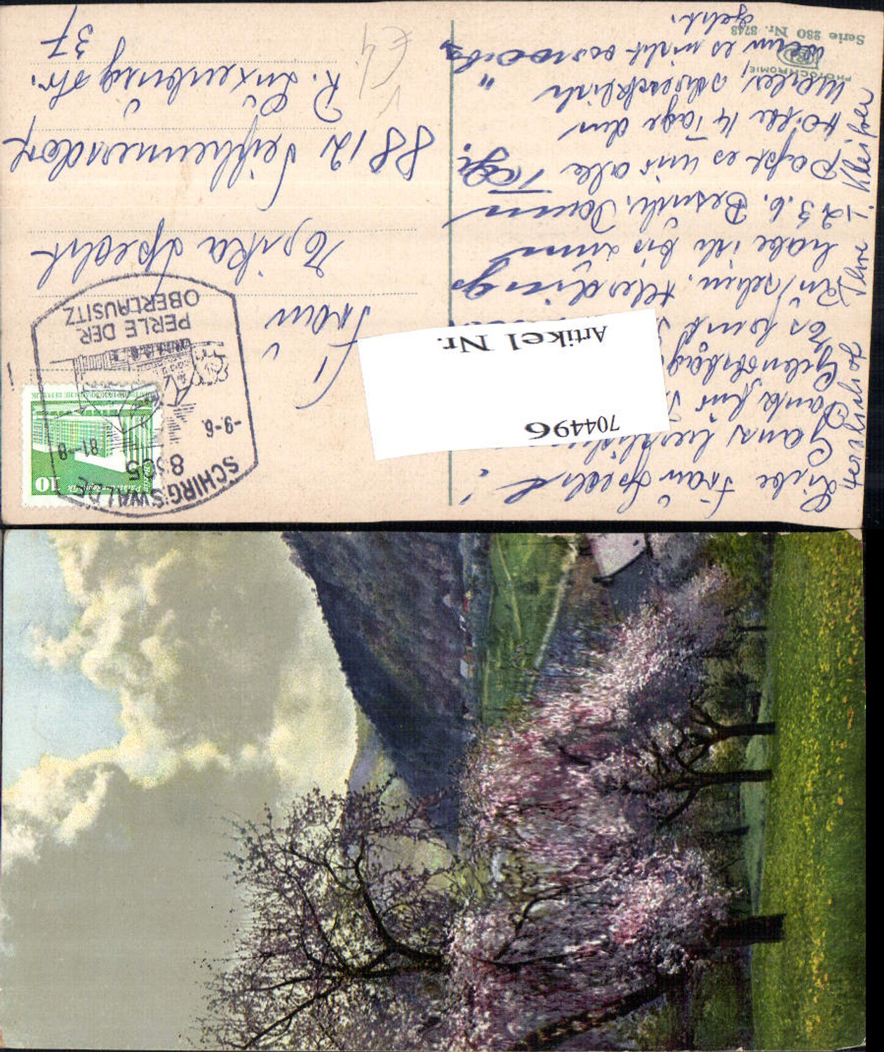 704496 Künstler AK Photochromie Ostermaier & Nenke 230-3743 Baumblüte Baum