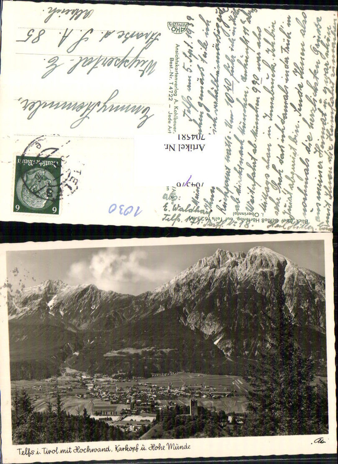Alte Ansichtskarte – Old Postcard