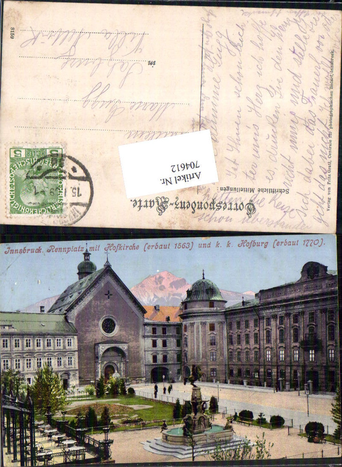 Alte Ansichtskarte – Old Postcard