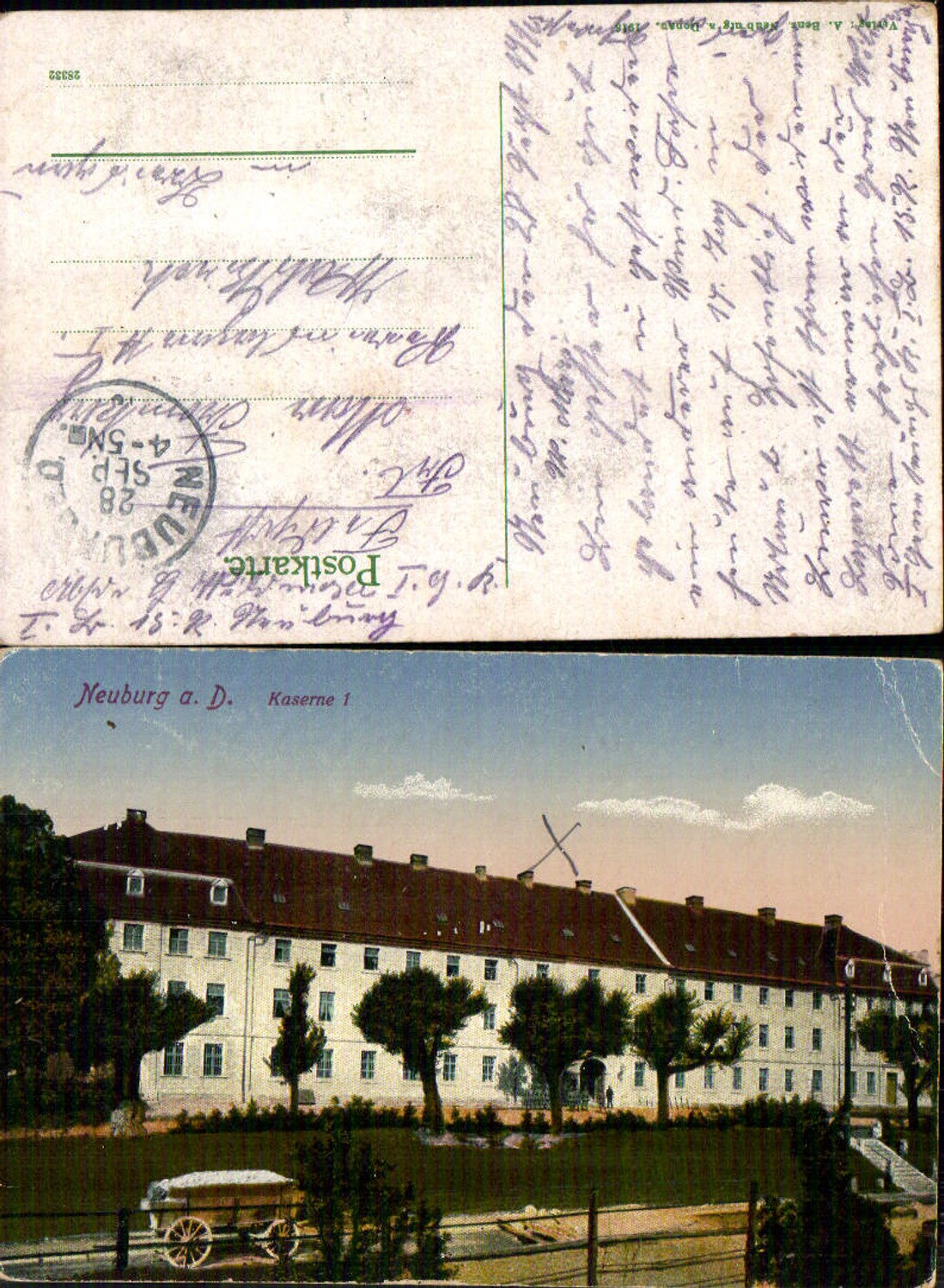 704622 Neuburg an der Donau Kaserne Feldpost Waldkirch Breisgau