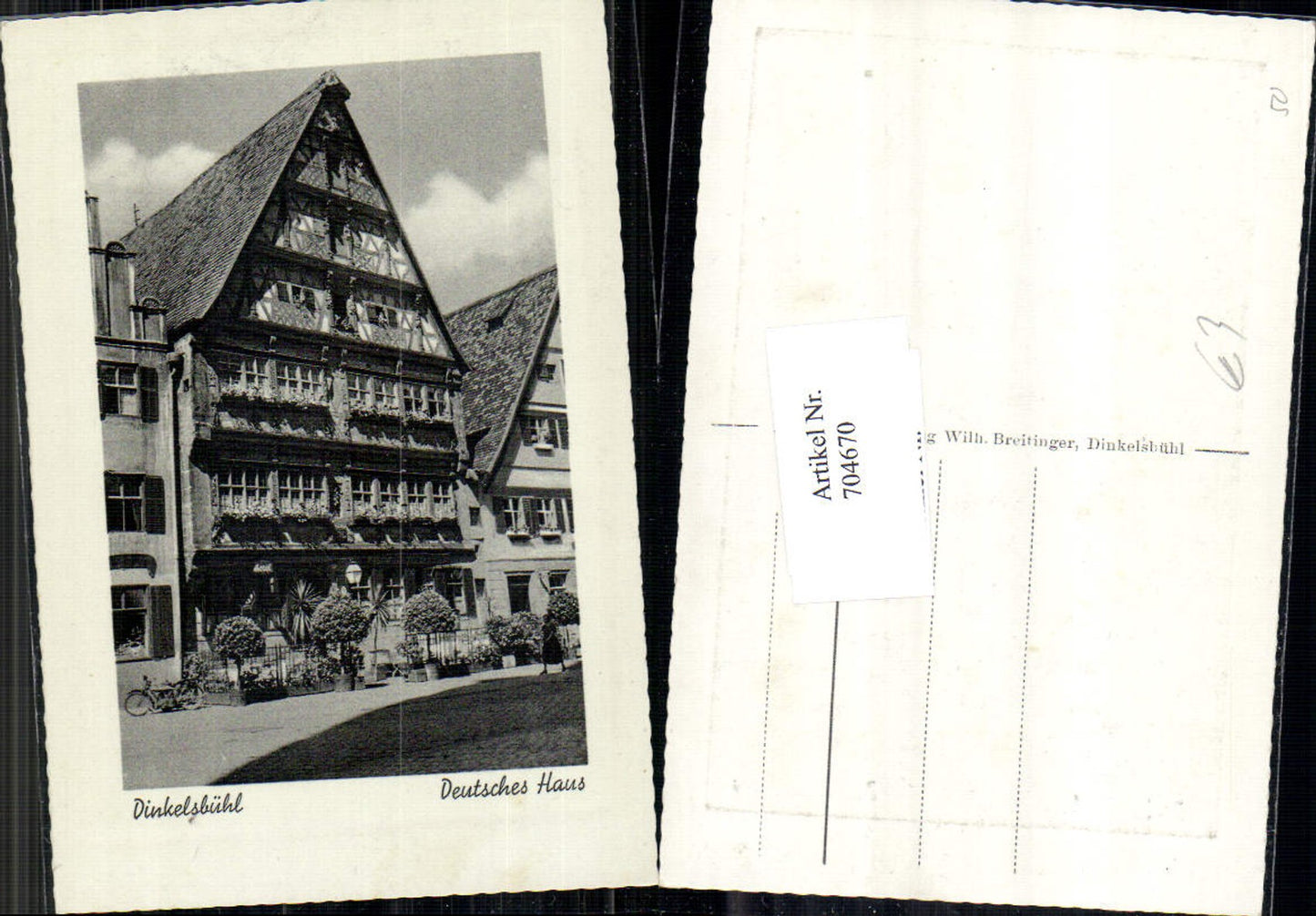 704670 Dinkelsbühl Deutsches Haus