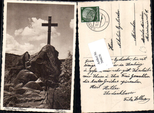 704676 Ilsenburg Harz Ilsestein Kreuz