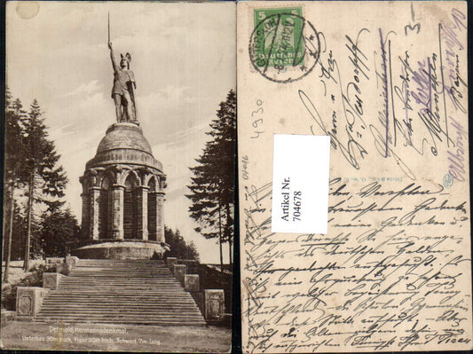 704678 Detmold Hermannsdenkmal Statue