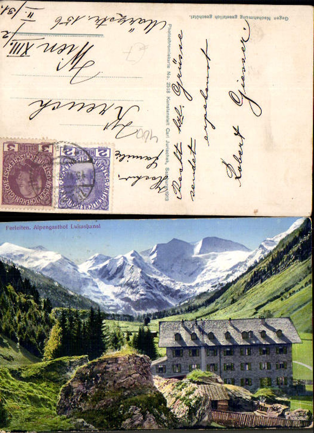 704777 Ferleiten Alpengasthof Lukashansl Bruck Fusch