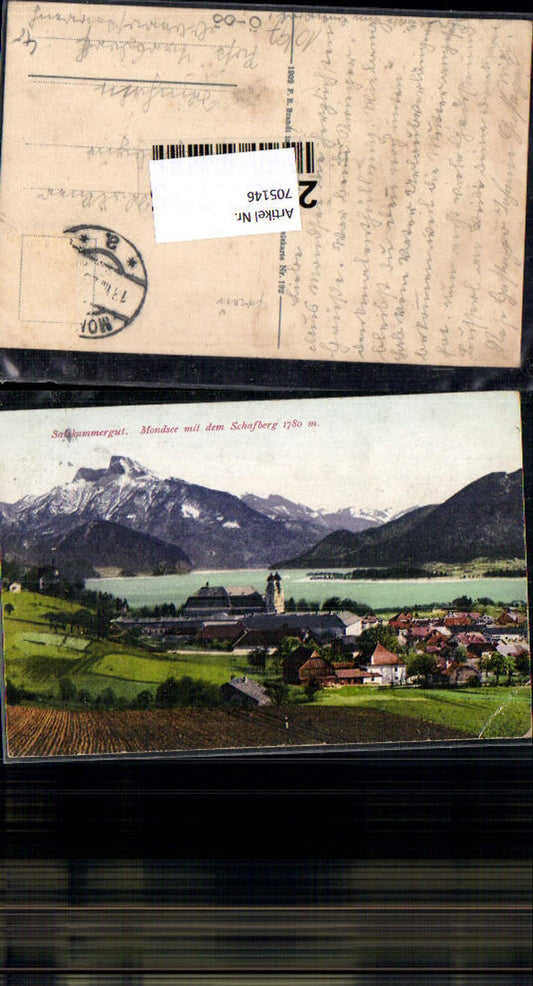 705146 Salzkammergut Mondsee m. Schafberg pub Brandt 192