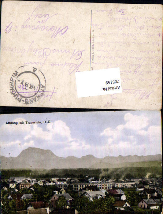 705159 Attnang Puchheim b. Wels m. Traunstein Feldpost