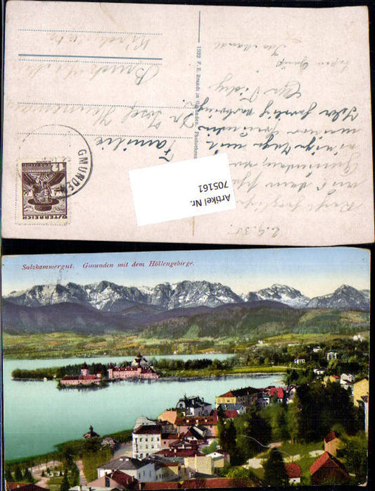 705161 Salzkammergut Gmunden am Traunsee pub Brandt 930