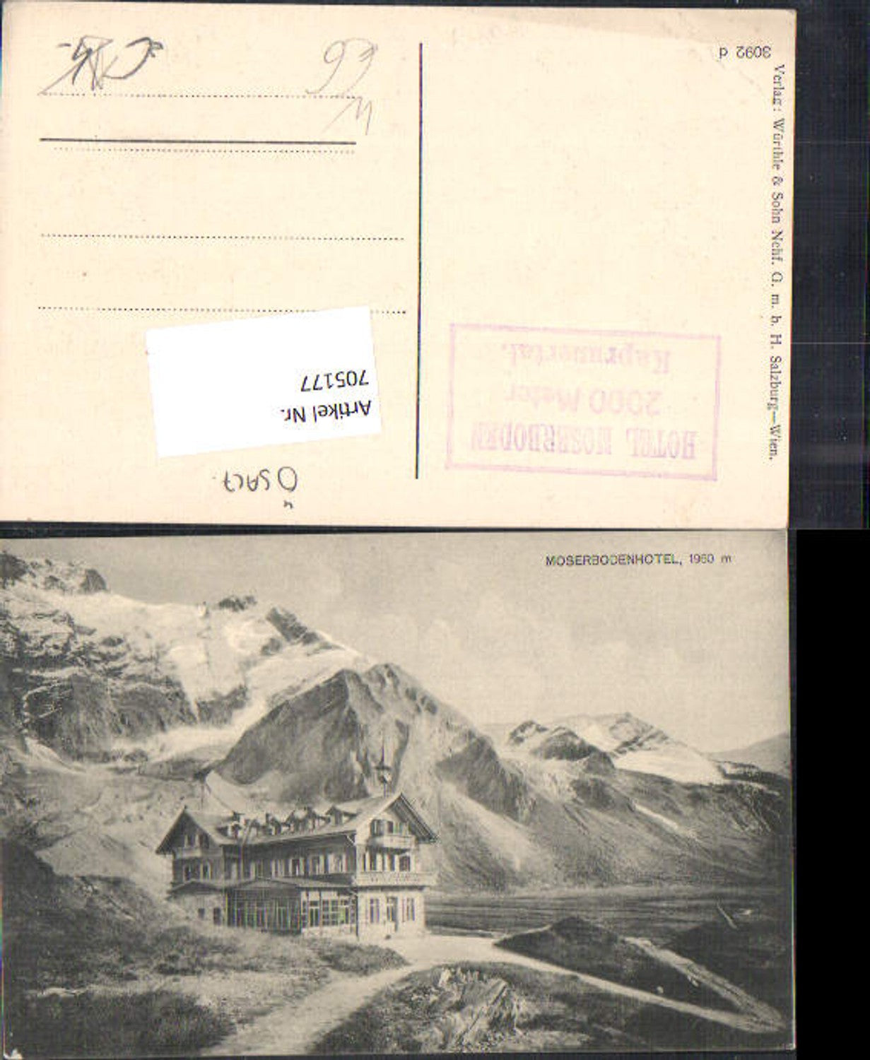 705177 Moserboden Hotel Kaprun Kaprunertal Zell am See