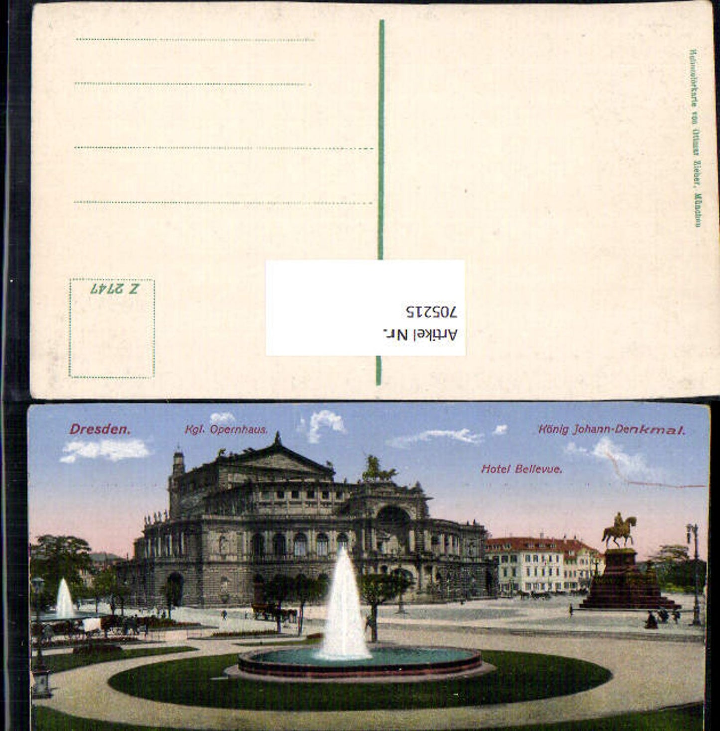705215 Dresden Opera House Opera Hotel Bellevue