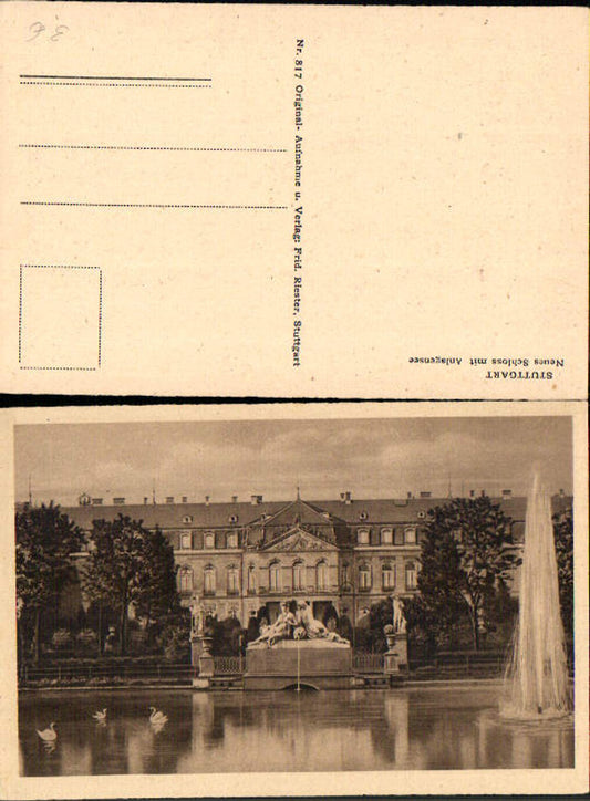705219 Stuttgart Schloss Anlagensee