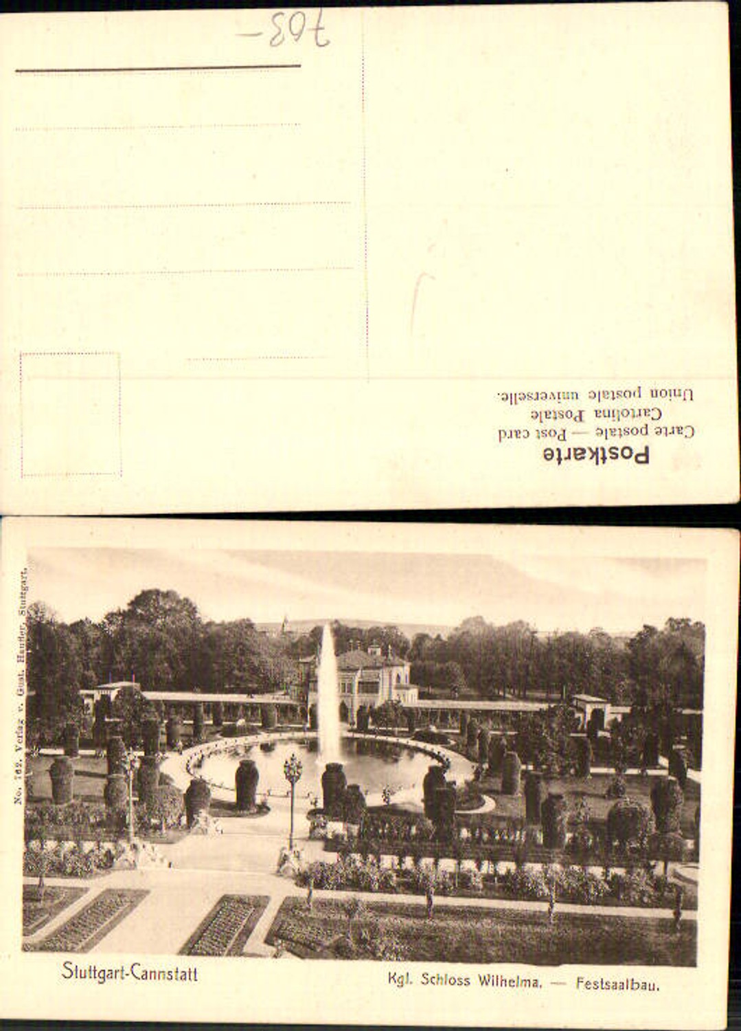705232 Stuttgart Cannstatt Schloss Wilhelma