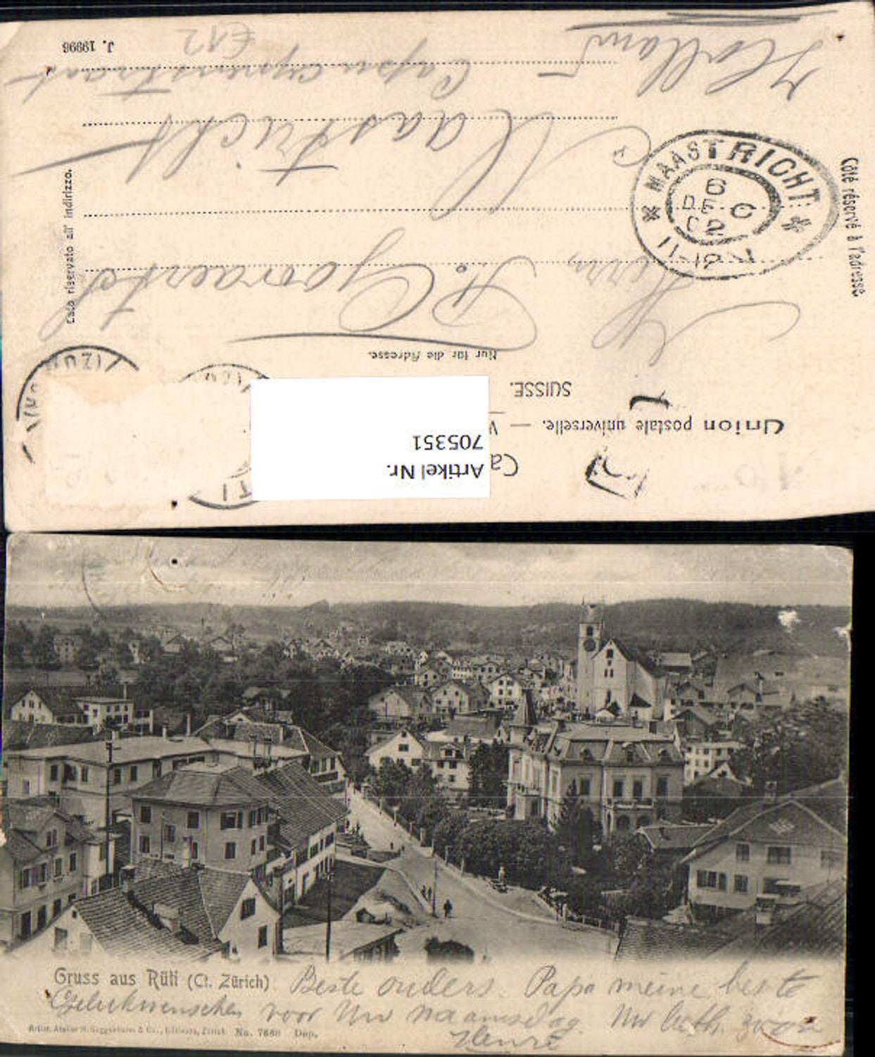 Alte Ansichtskarte – Old Postcard
