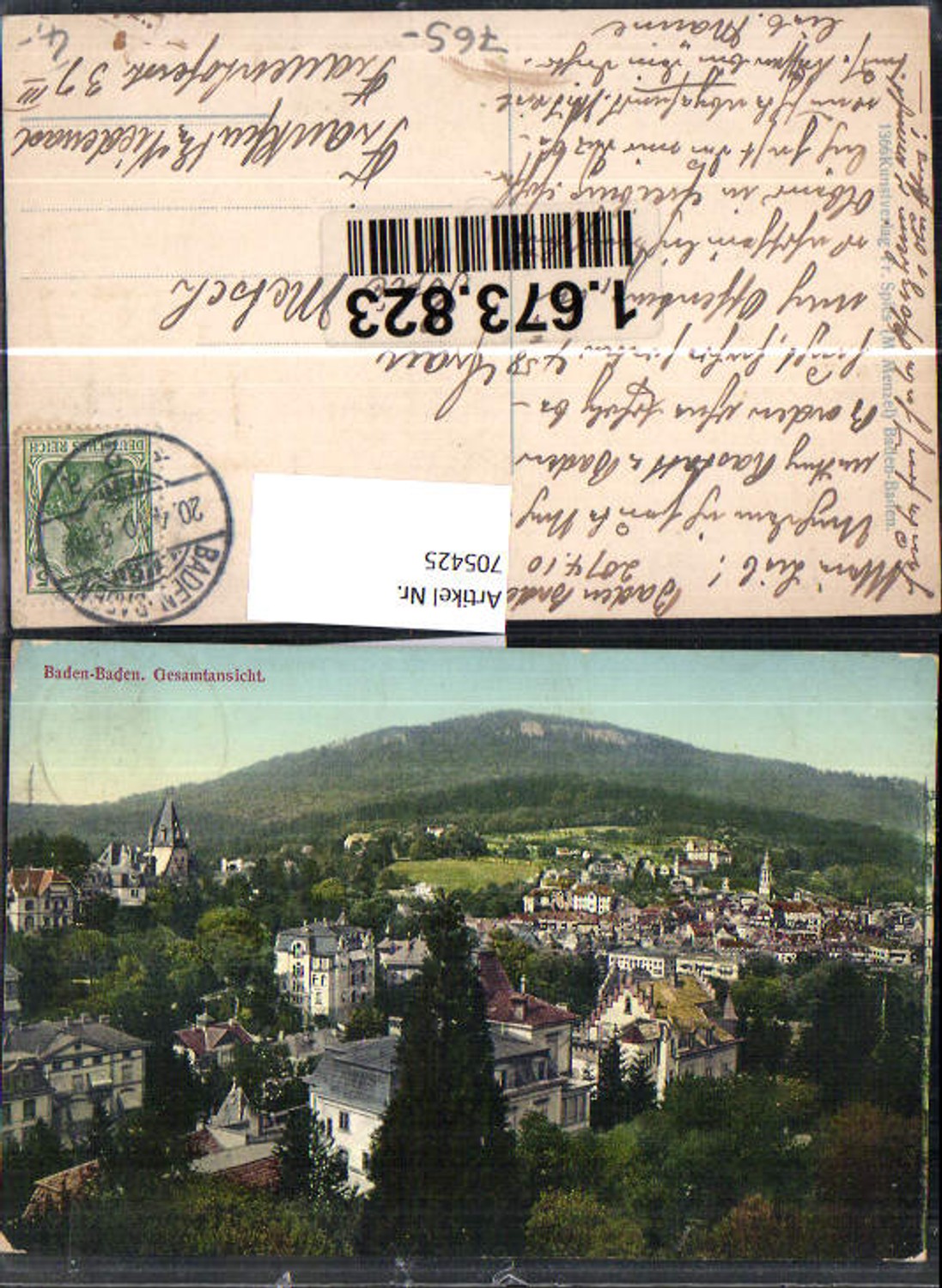 705425 Baden-Baden Gesamtansicht