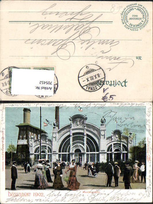 705452 Düsseldorf 1902 Maschinenhalle