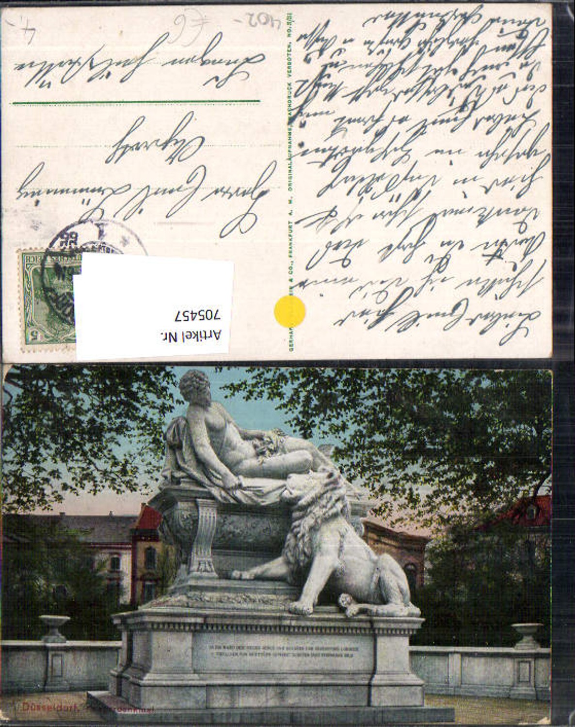 705457 Düsseldorf Kriegerdenkmal