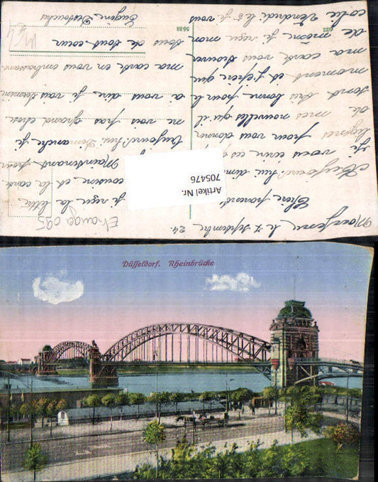 705476 Düsseldorf Rheinbrücke Brücke