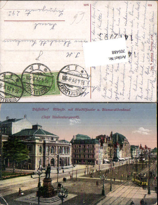 705488 Düsseldorf Alleestraße Stadttheater Theater