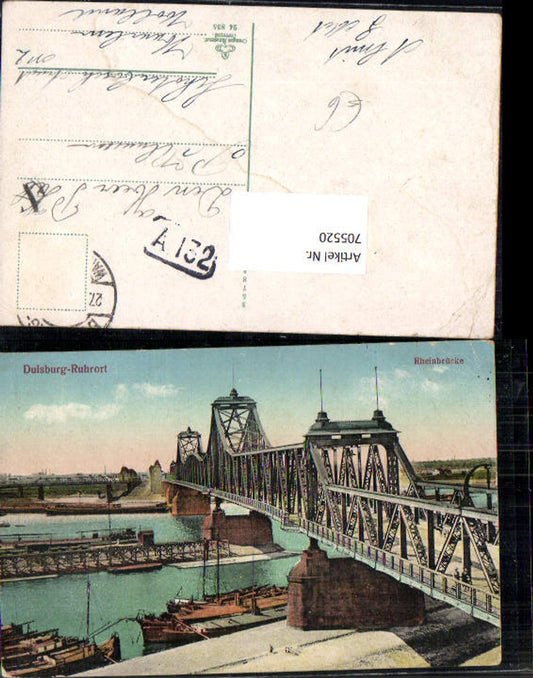 705520 Duisburg Ruhrort Rheinbrbrücke Brücke