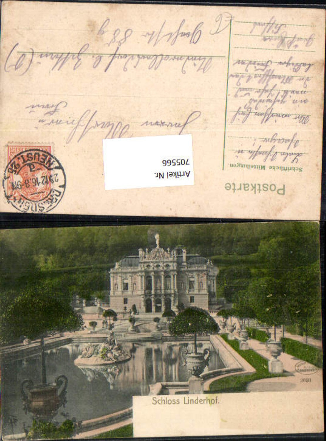 705566 Schloss Linderhof Ettal