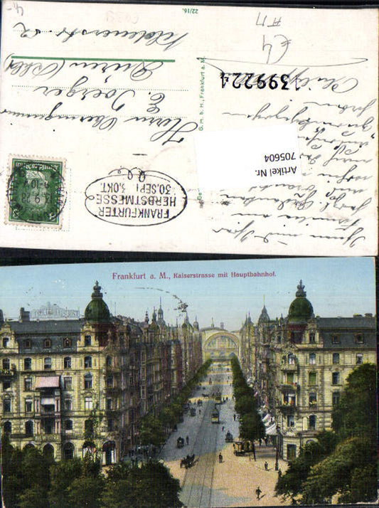 705604 Frankfurt am Main Kaiserstraße m. Hauptbahnhof Bahnhof